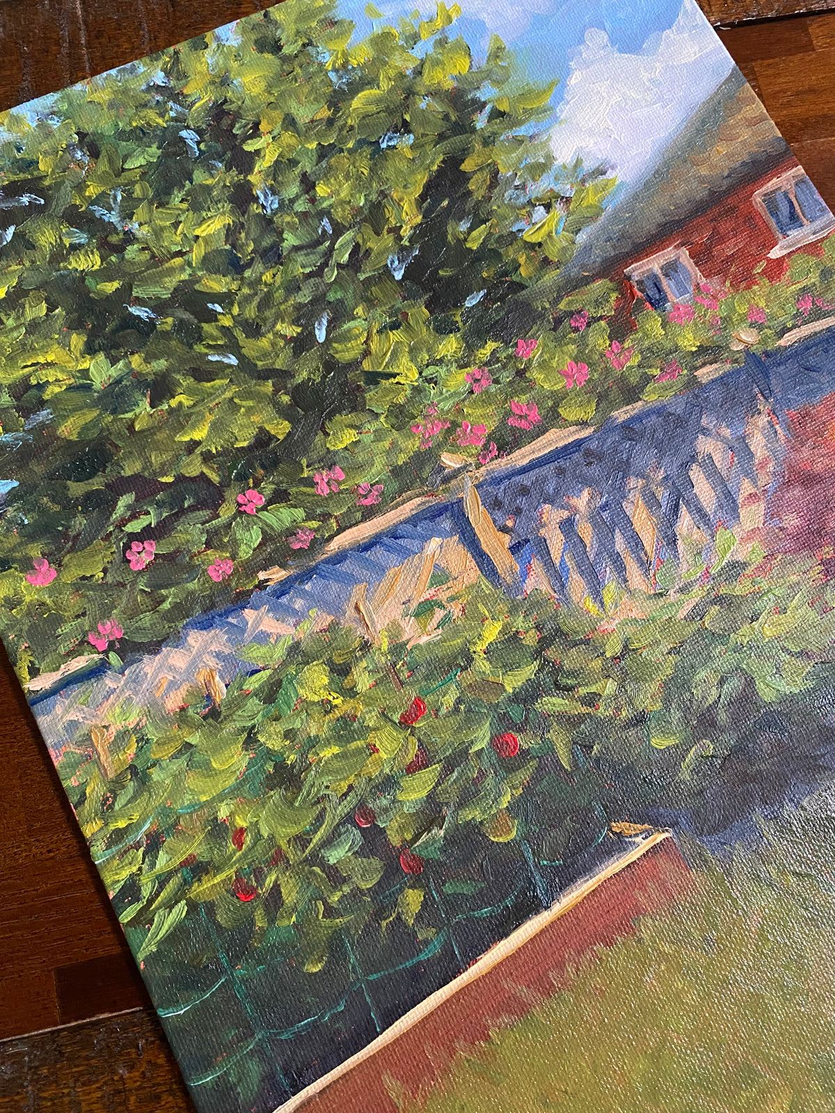 Summer Garden - Original Oil Painting