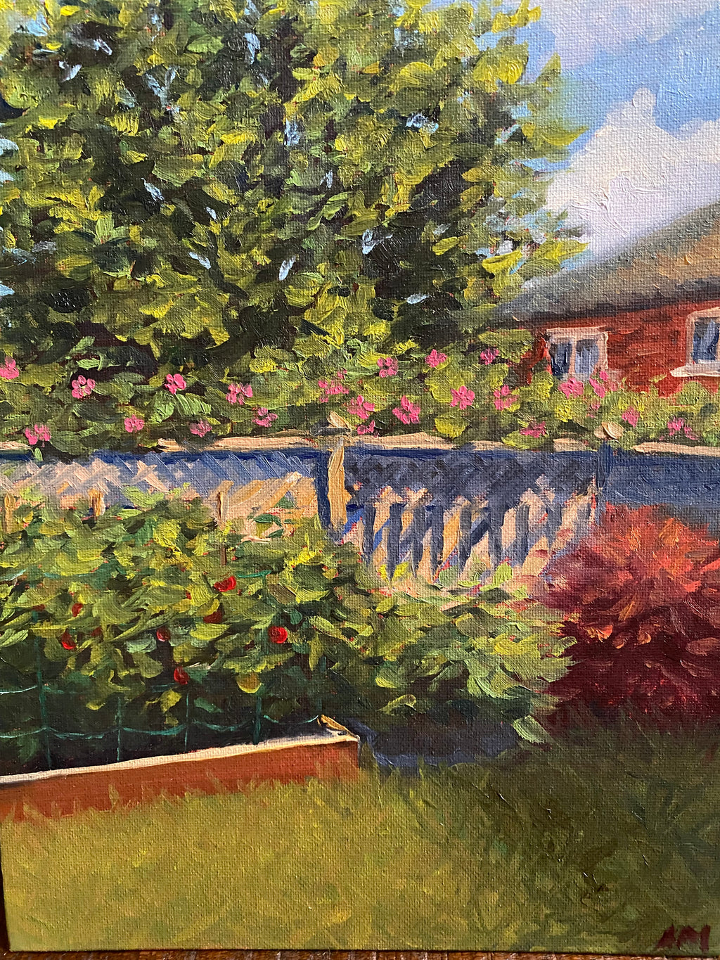 Summer Garden - Original Oil Painting