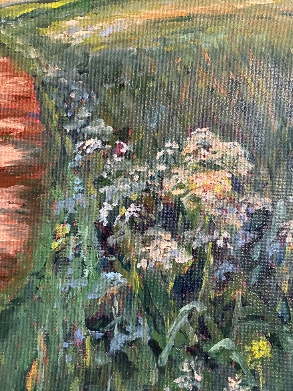 Countryside Farm Landscape - Original Oil Painting