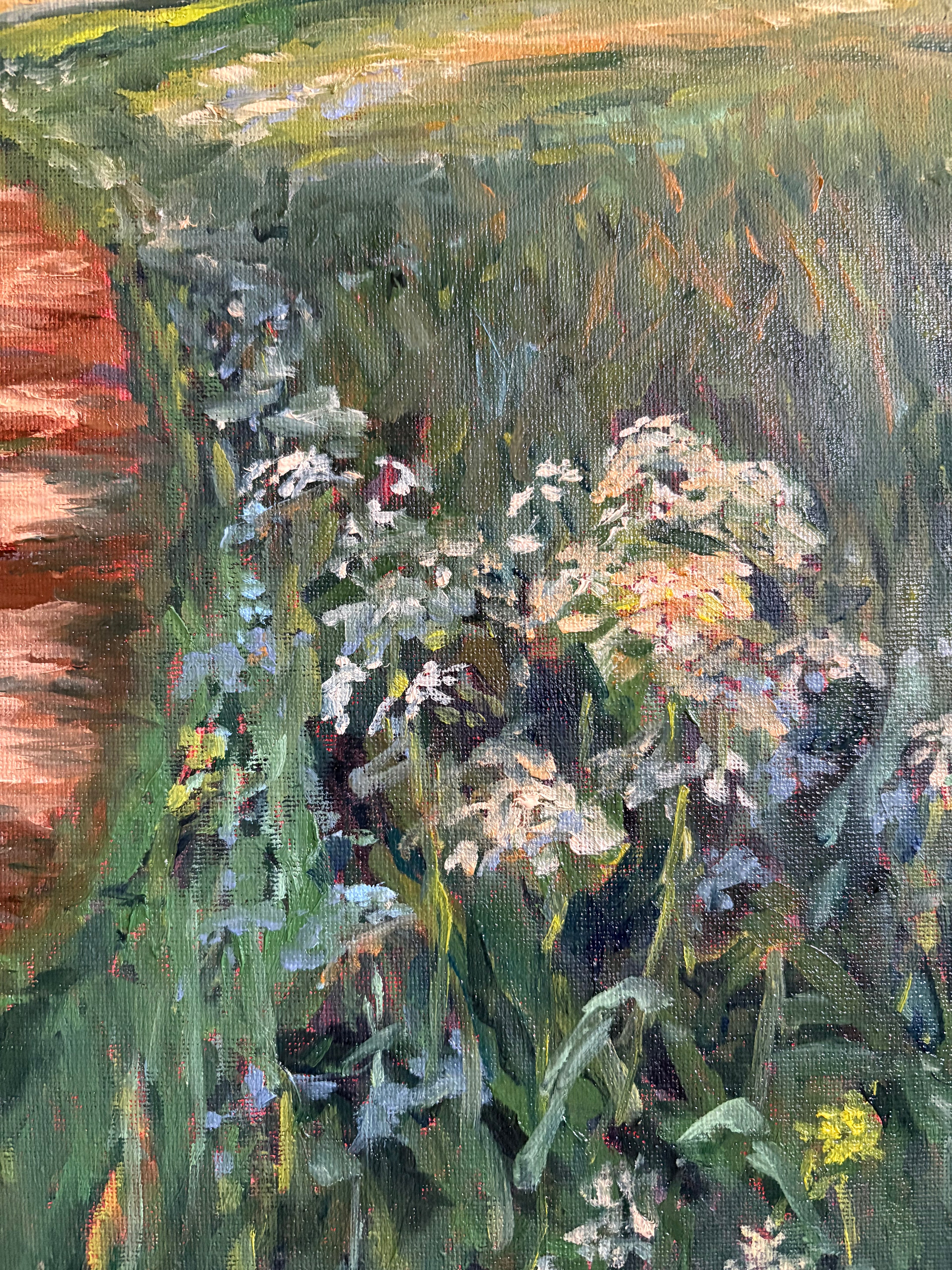 Countryside Farm Landscape - Original Oil Painting