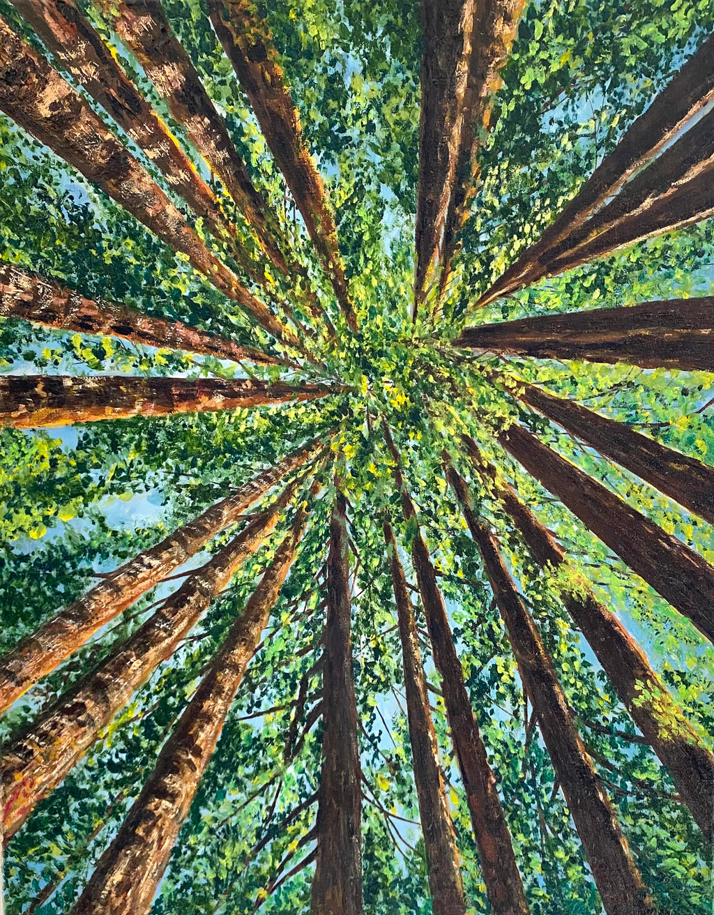A Deep Breath In - Oil Painting