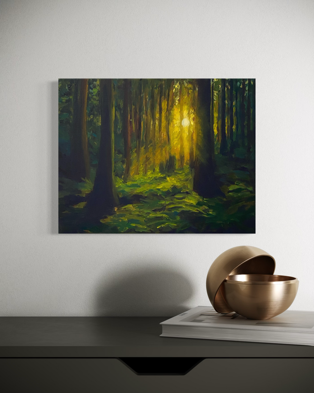 Through the Darkness - Oil Painting