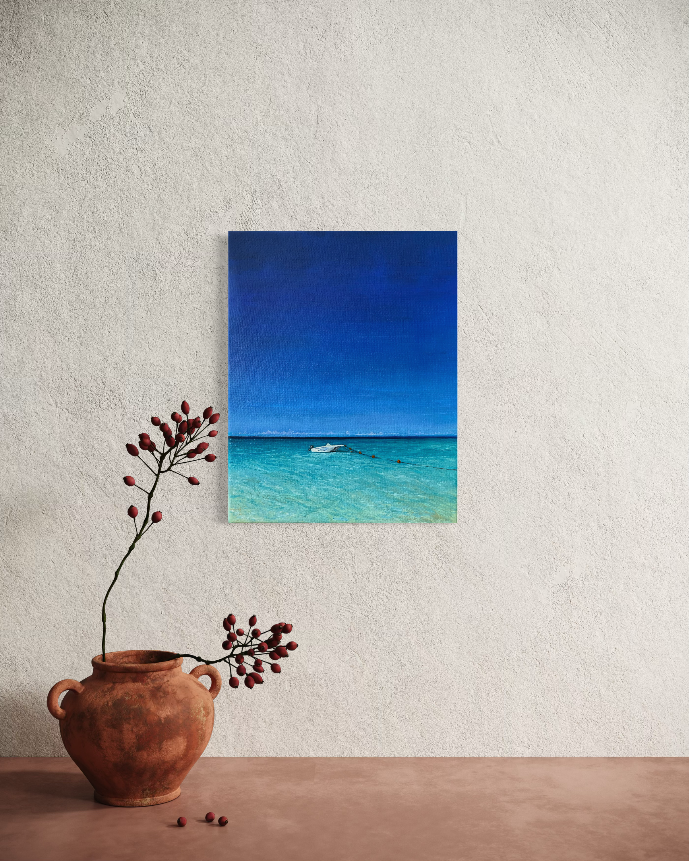 Cuban Seascape - Original Oil Painting
