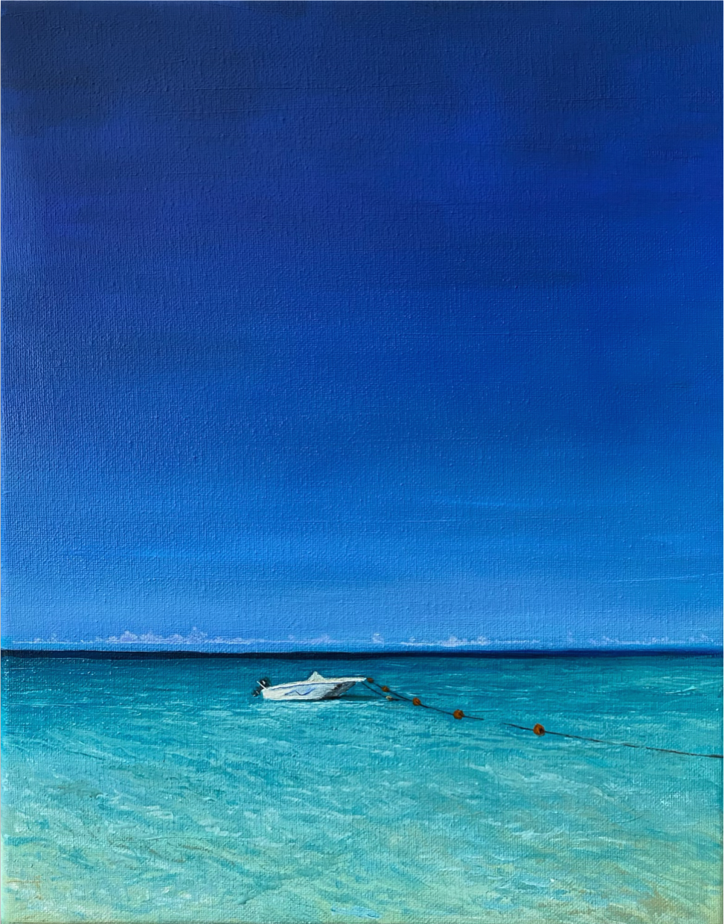 Cuban Seascape - Original Oil Painting