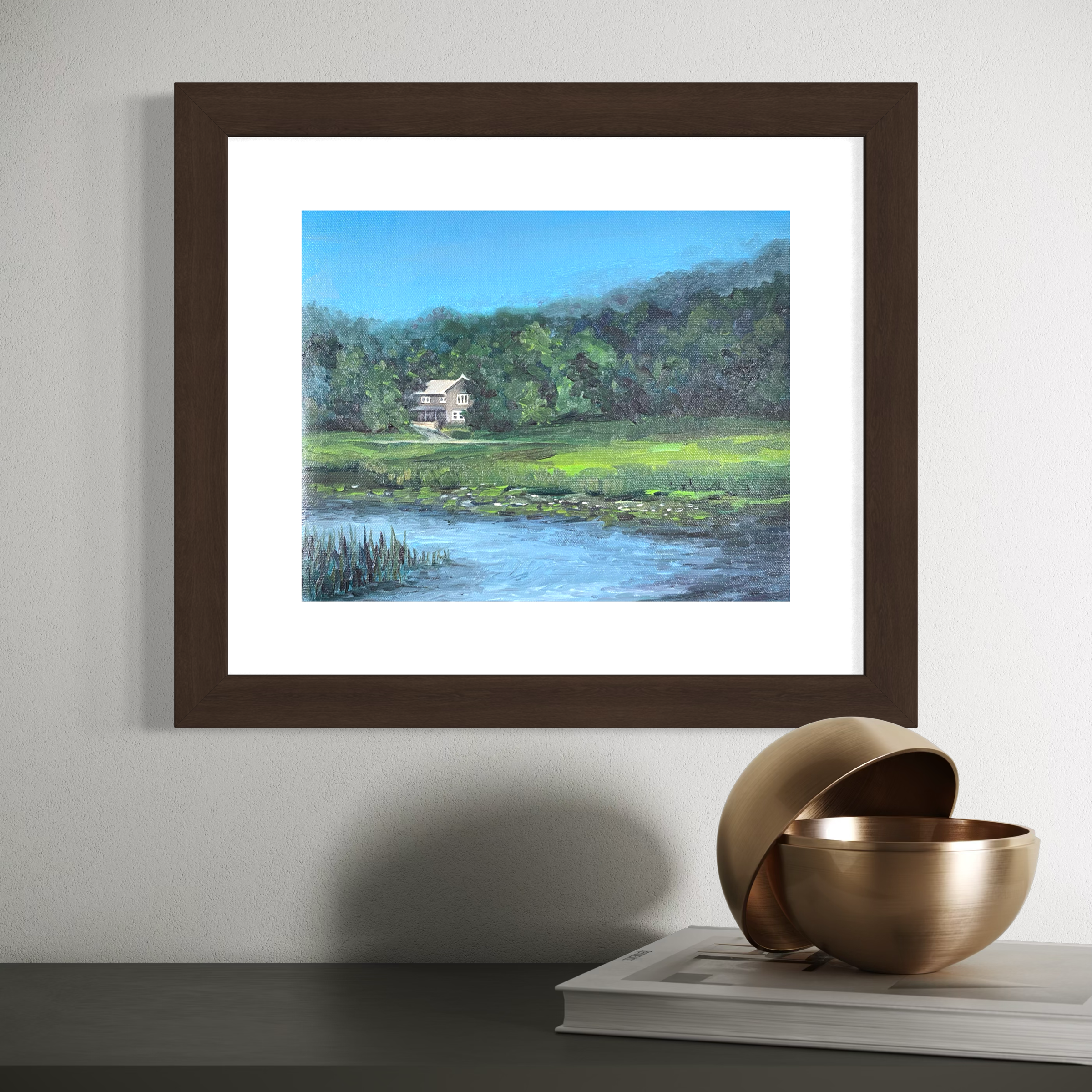 Summer Cottage - Oil Painting