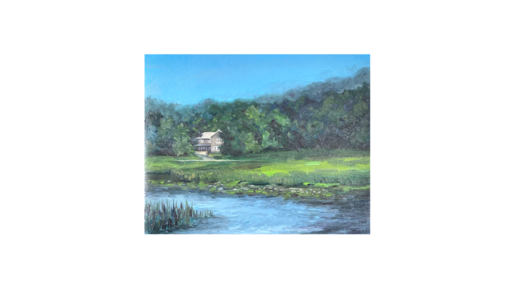 Summer Cottage - Oil Painting
