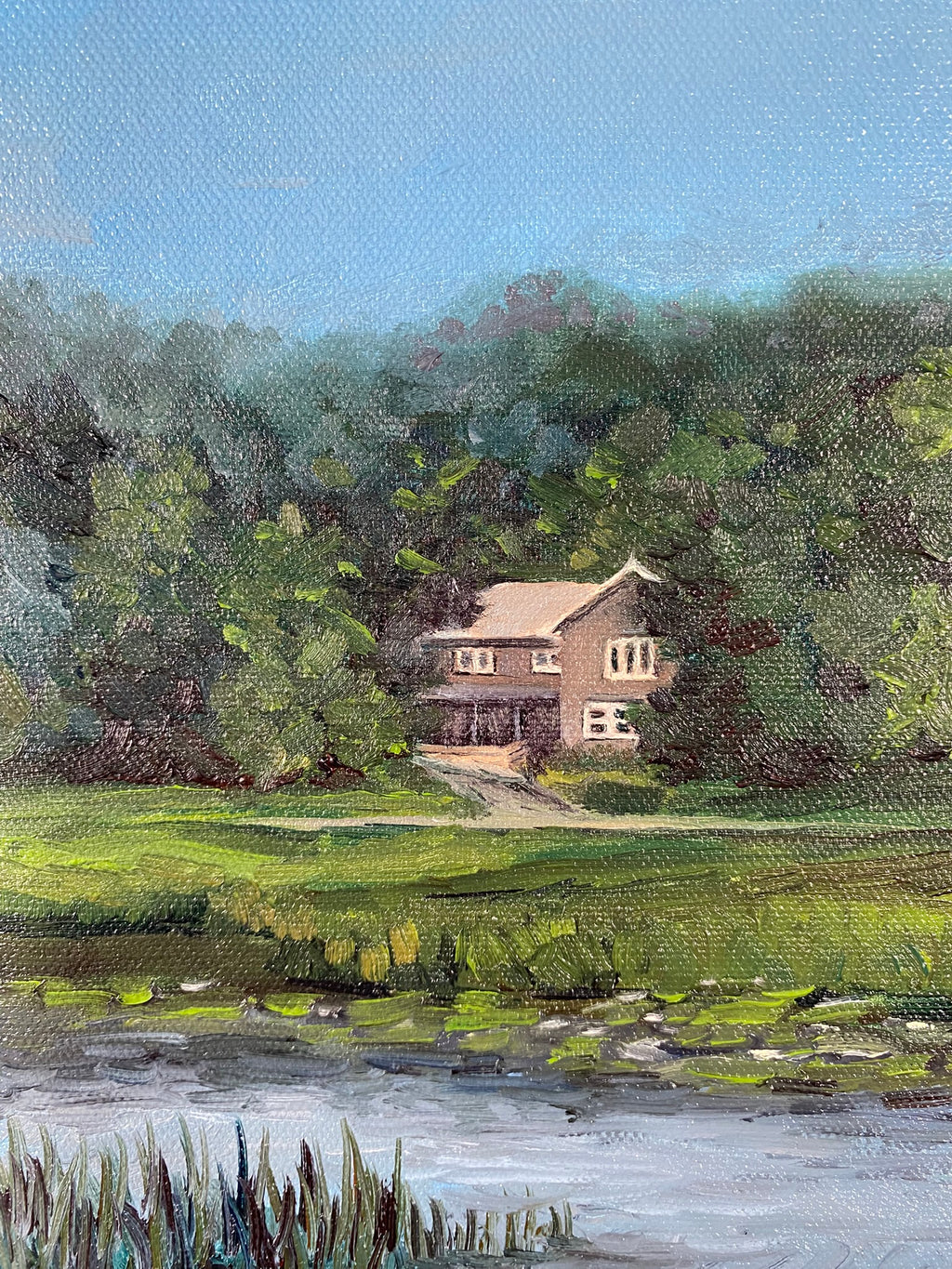 Summer Cottage - Oil Painting