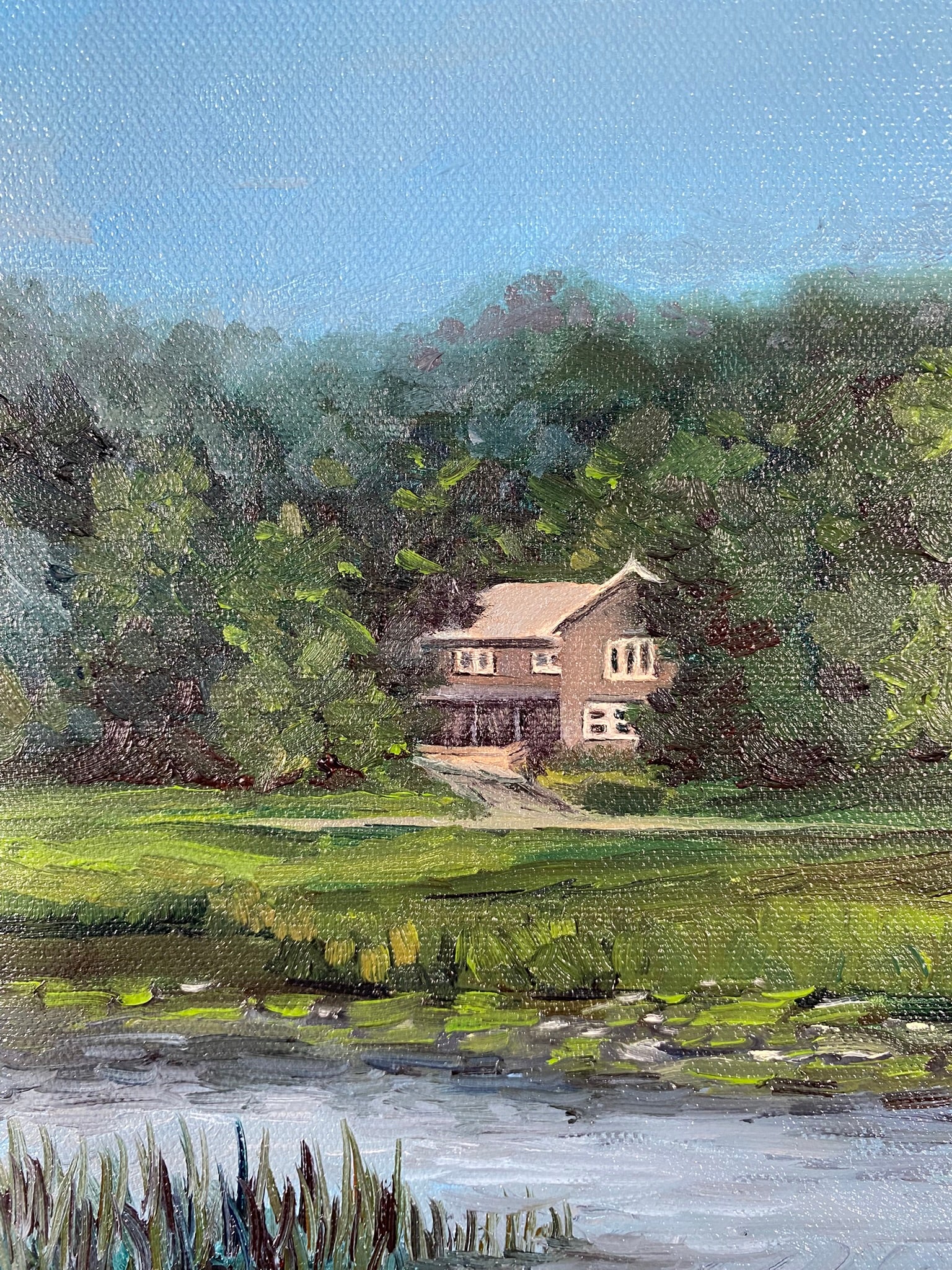 Summer Cottage - Oil Painting