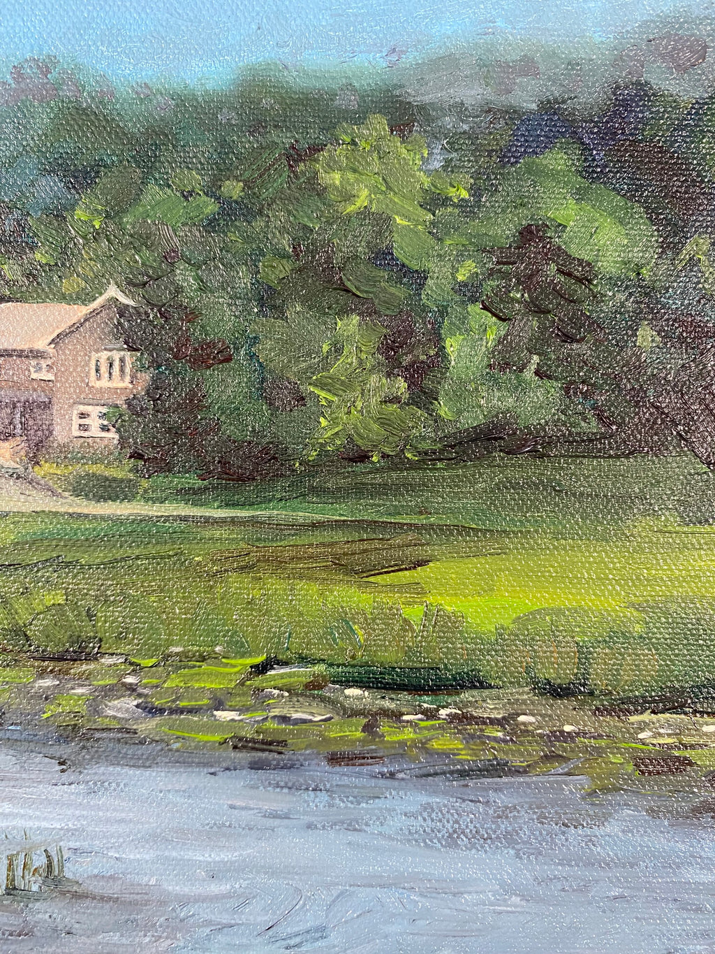 Summer Cottage - Oil Painting
