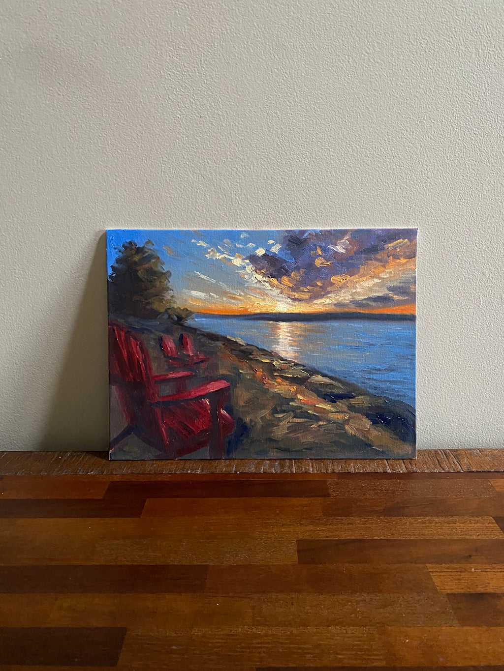 Sunset Sky - Original Oil Painting