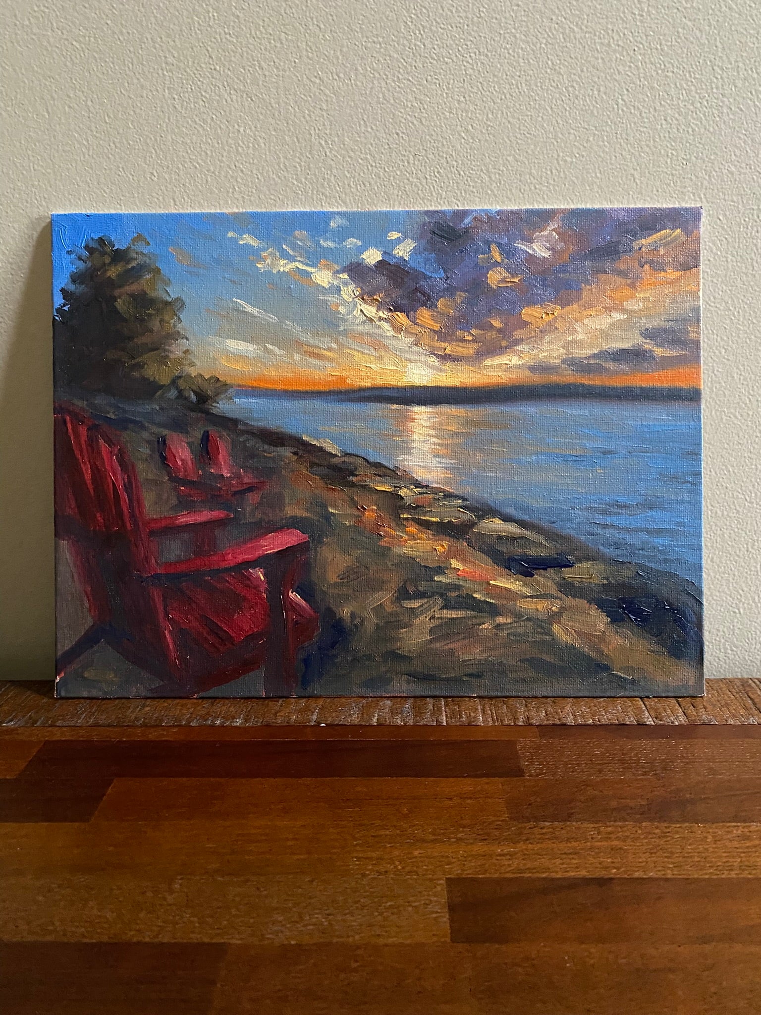Sunset Sky - Original Oil Painting