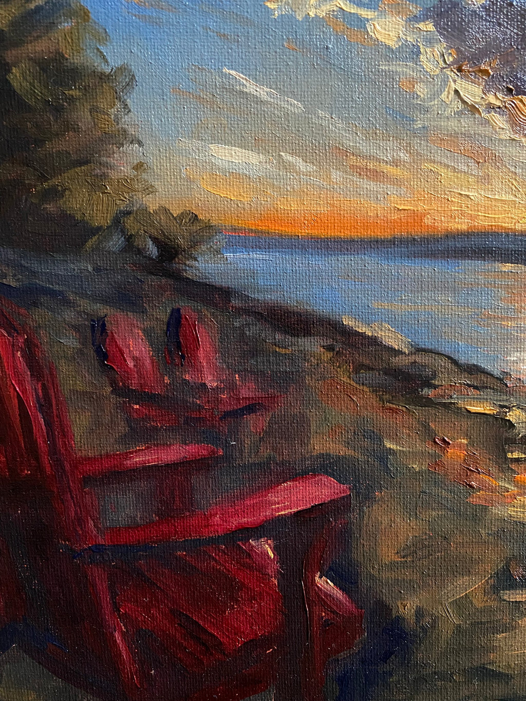 Sunset Sky - Original Oil Painting