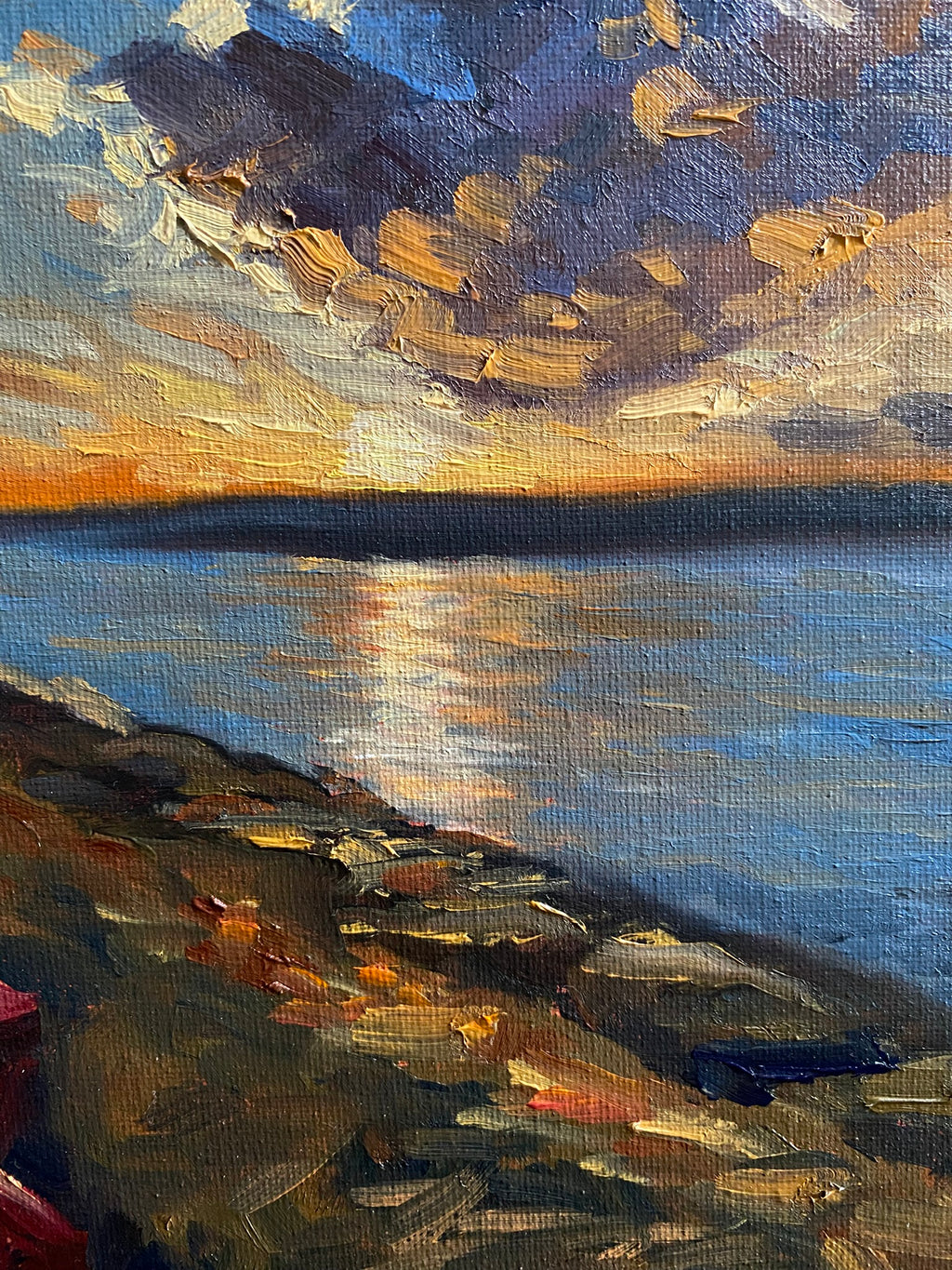 Sunset Sky - Original Oil Painting