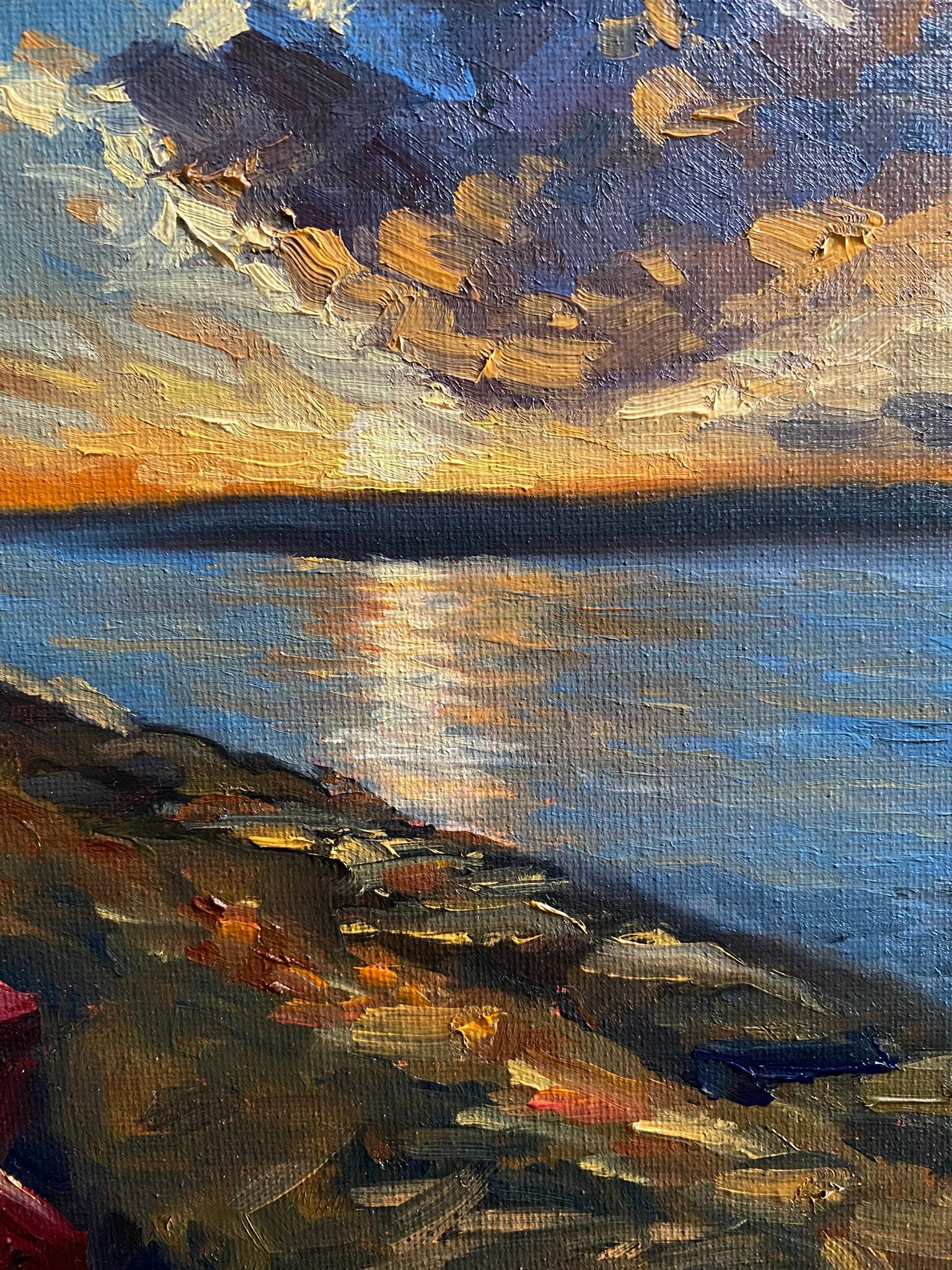 Sunset Sky - Original Oil Painting