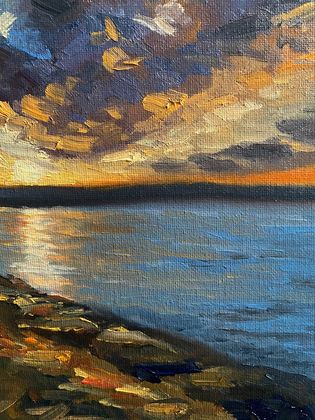 Sunset Sky - Original Oil Painting