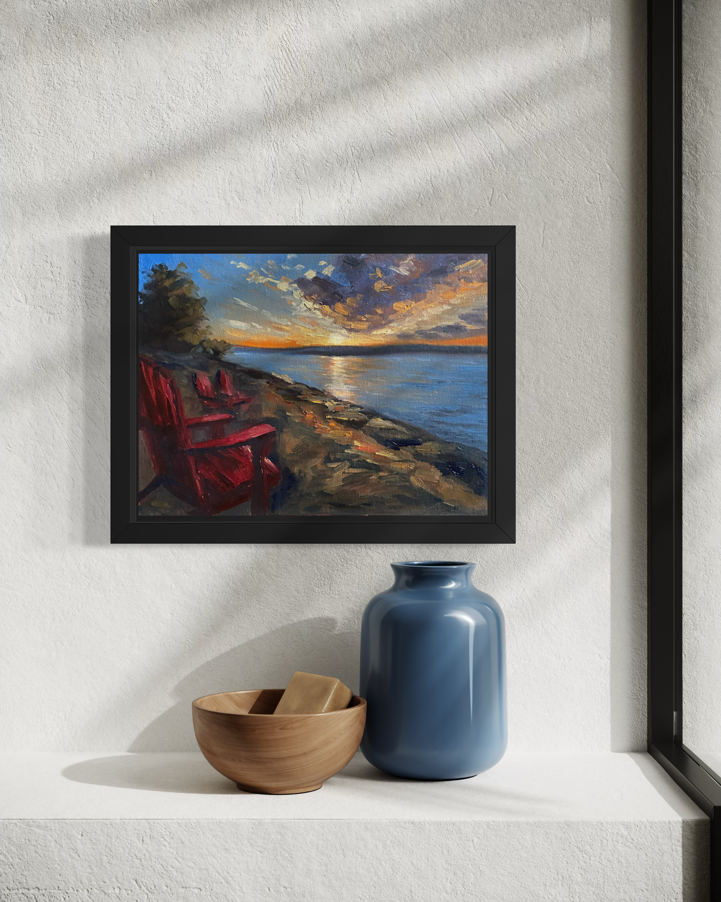 Sunset Sky - Original Oil Painting