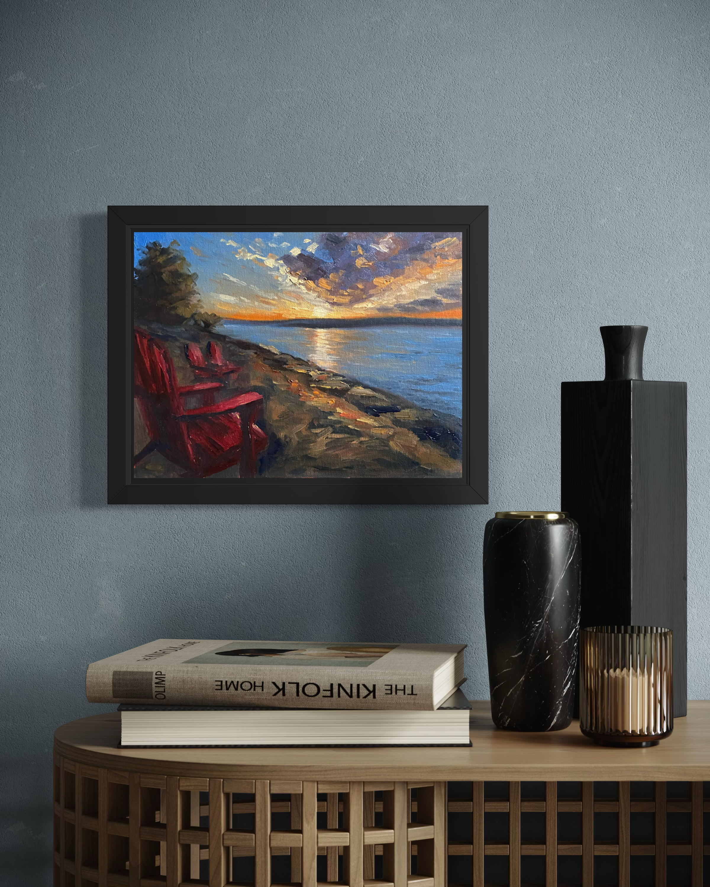 Sunset Sky - Original Oil Painting