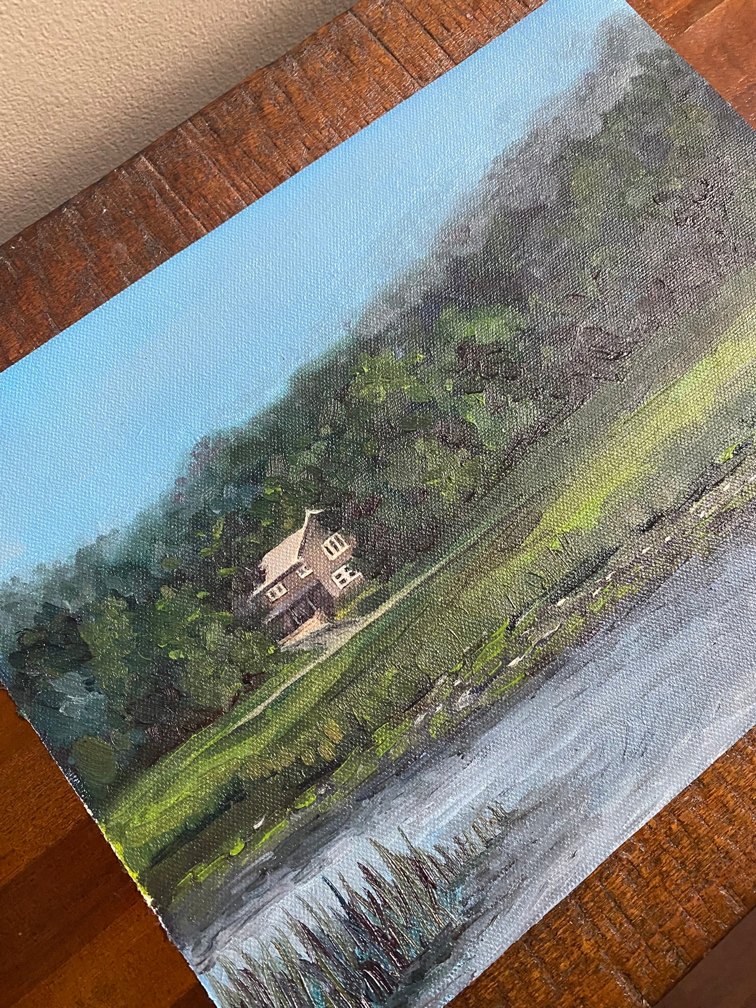 Summer Cottage - Oil Painting