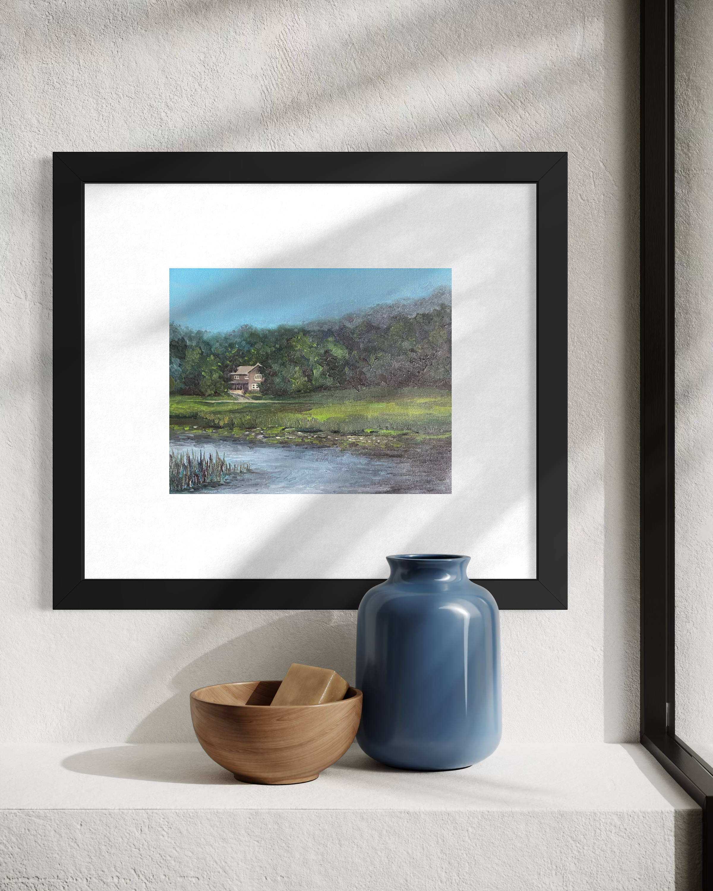 Summer Cottage - Oil Painting