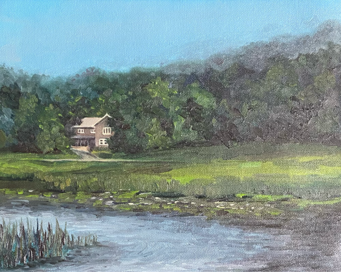 Summer Cottage - Oil Painting
