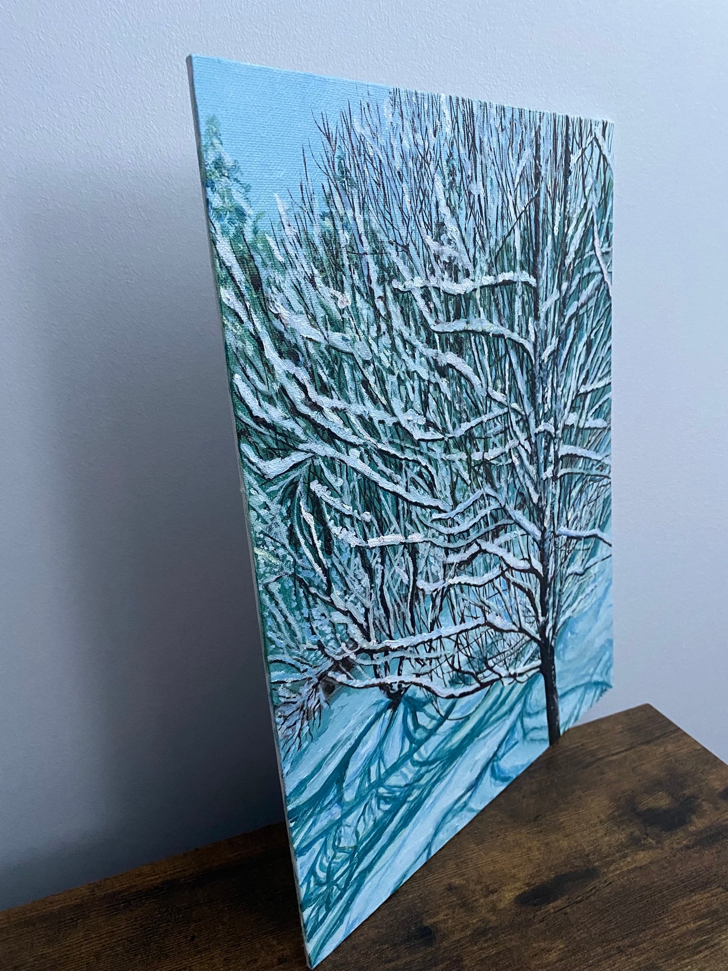 Winter whispers - Oil painting